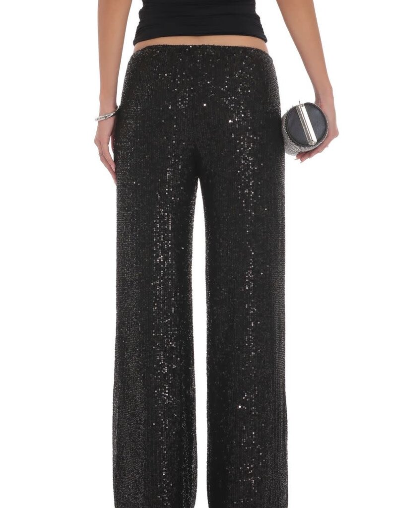 Lucy In The Sky Straight Sequin Pants