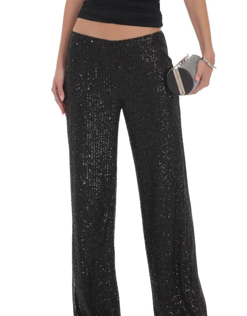 Lucy In The Sky Straight Sequin Pants