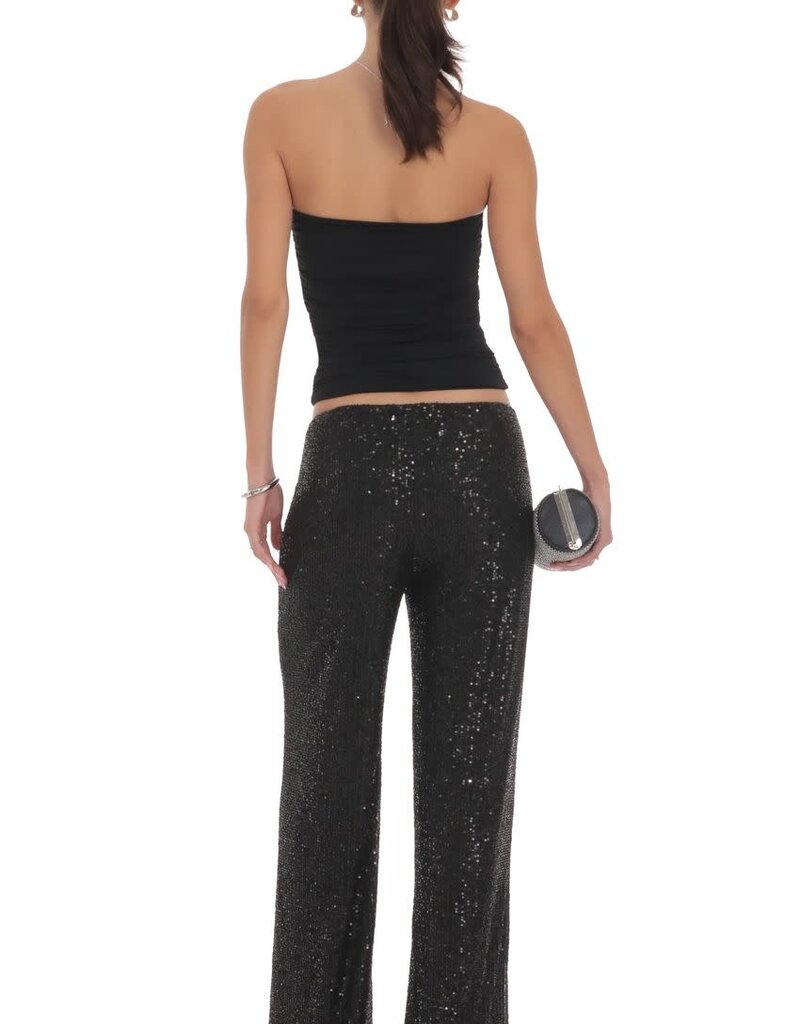 Lucy In The Sky Straight Sequin Pants