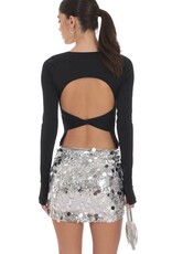 Lucy In The Sky Circle Sequin Skirt