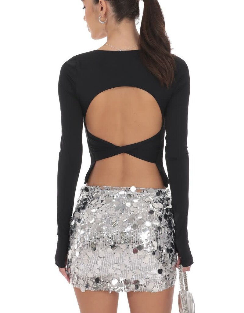 Lucy In The Sky Circle Sequin Skirt