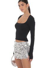 Lucy In The Sky Circle Sequin Skirt