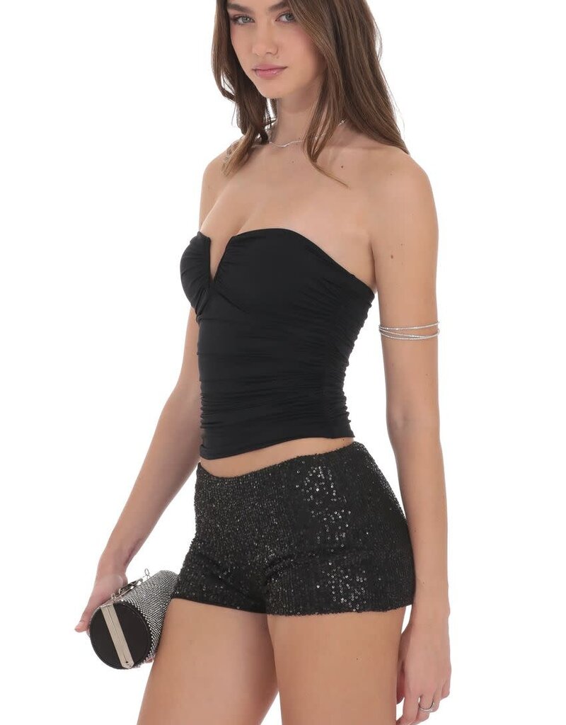 Lucy In The Sky Sequin Mini Shorts