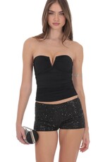 Lucy In The Sky Sequin Mini Shorts