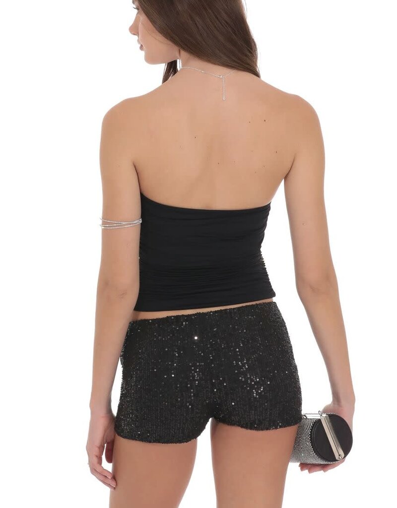 Lucy In The Sky Sequin Mini Shorts