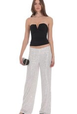 Lucy In The Sky Straight Sequin Pants