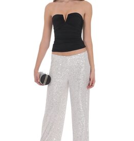 Lucy In The Sky Straight Sequin Pants