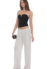 Lucy In The Sky Straight Sequin Pants