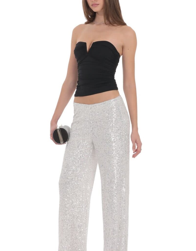 Lucy In The Sky Straight Sequin Pants