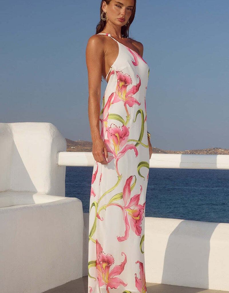 Sondrey One Shoulder Maxi Dress