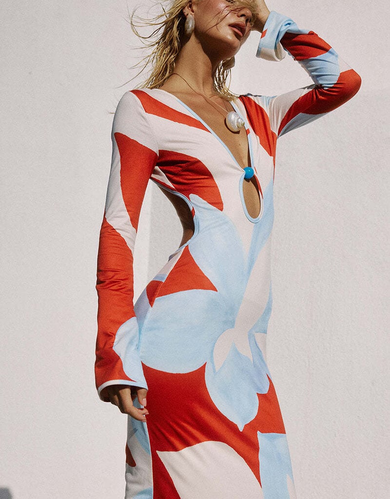 Amoree Long Sleeve Maxi Dress