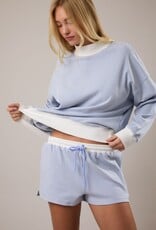 Mid Rise Stripe Shorts