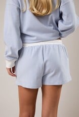 Mid Rise Stripe Shorts