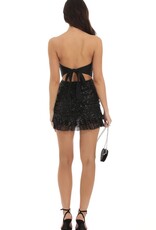 Lucy In The Sky Sequin Ruched Bodycon Mini Dress