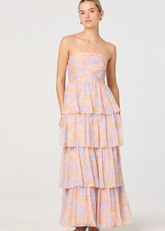 ASTR Anisha Strapless Maxi Dress