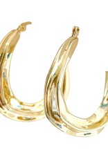 Bridgette Gold Hoop Earrings