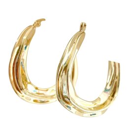 Bridgette Gold Hoop Earrings