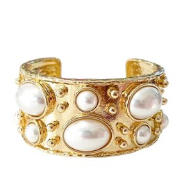 Bubble Pearl Bracelet Cuff G