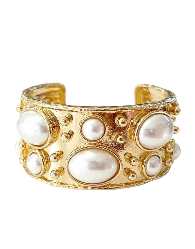 Bubble Pearl Bracelet Cuff G
