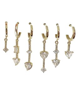 Delaney Huggie Earrings Set G