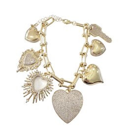 Finley Heart Charm Bracelet
