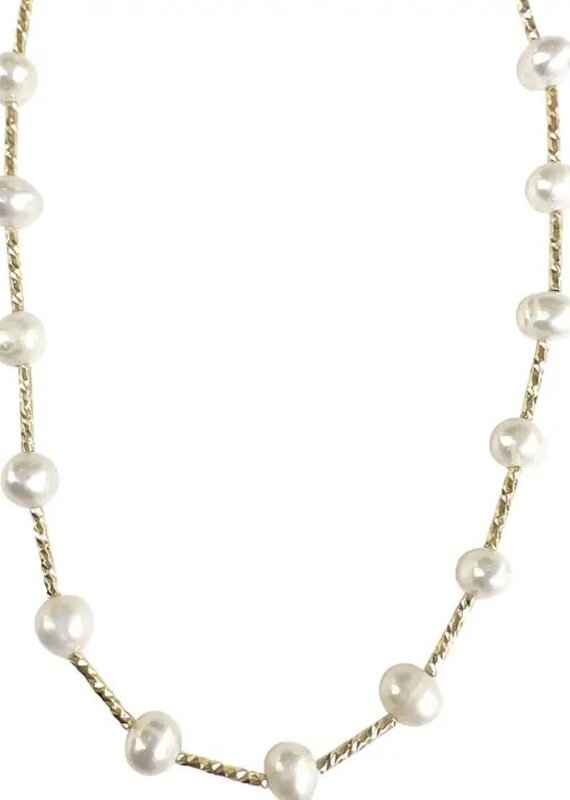Halo Pearl Necklace