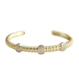 Mina Gold Cuff Bracelet