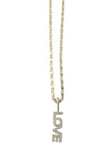 Stevie Necklace Gold Love