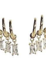 Triple Tier Earrings