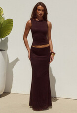 Orlean Low Waist Lace Maxi Skirt