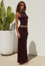 Orlean Low Waist Lace Maxi Skirt