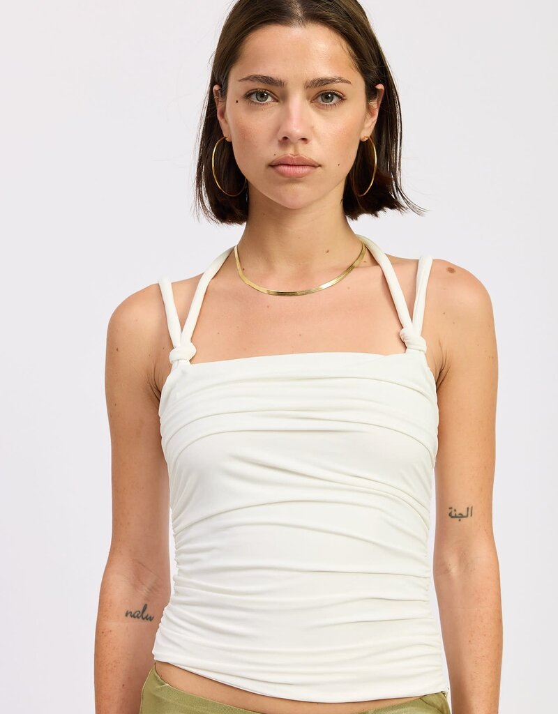 Rope Tie Ruched Cami Top