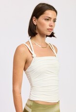 Rope Tie Ruched Cami Top