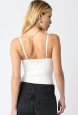 Underwire Lace Trim Bodysuit