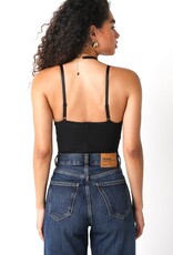 Underwire Lace Trim Bodysuit