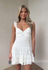 Bree Lace Tie Back Mini Dress
