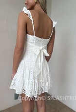 Bree Lace Tie Back Mini Dress