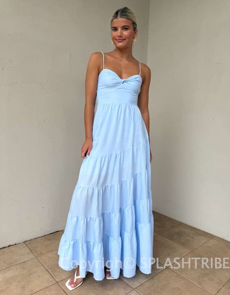Cami Strap Tiered Maxi Dress