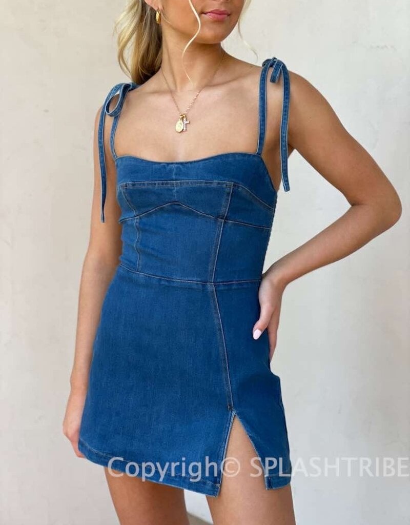 Kelsea Tie Strap Mini Dress