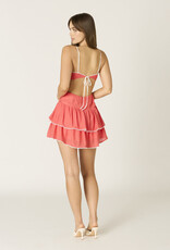 Rowen Tiered Open Back Mini Dress