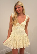 Bree Lace Tie Back Mini Dress