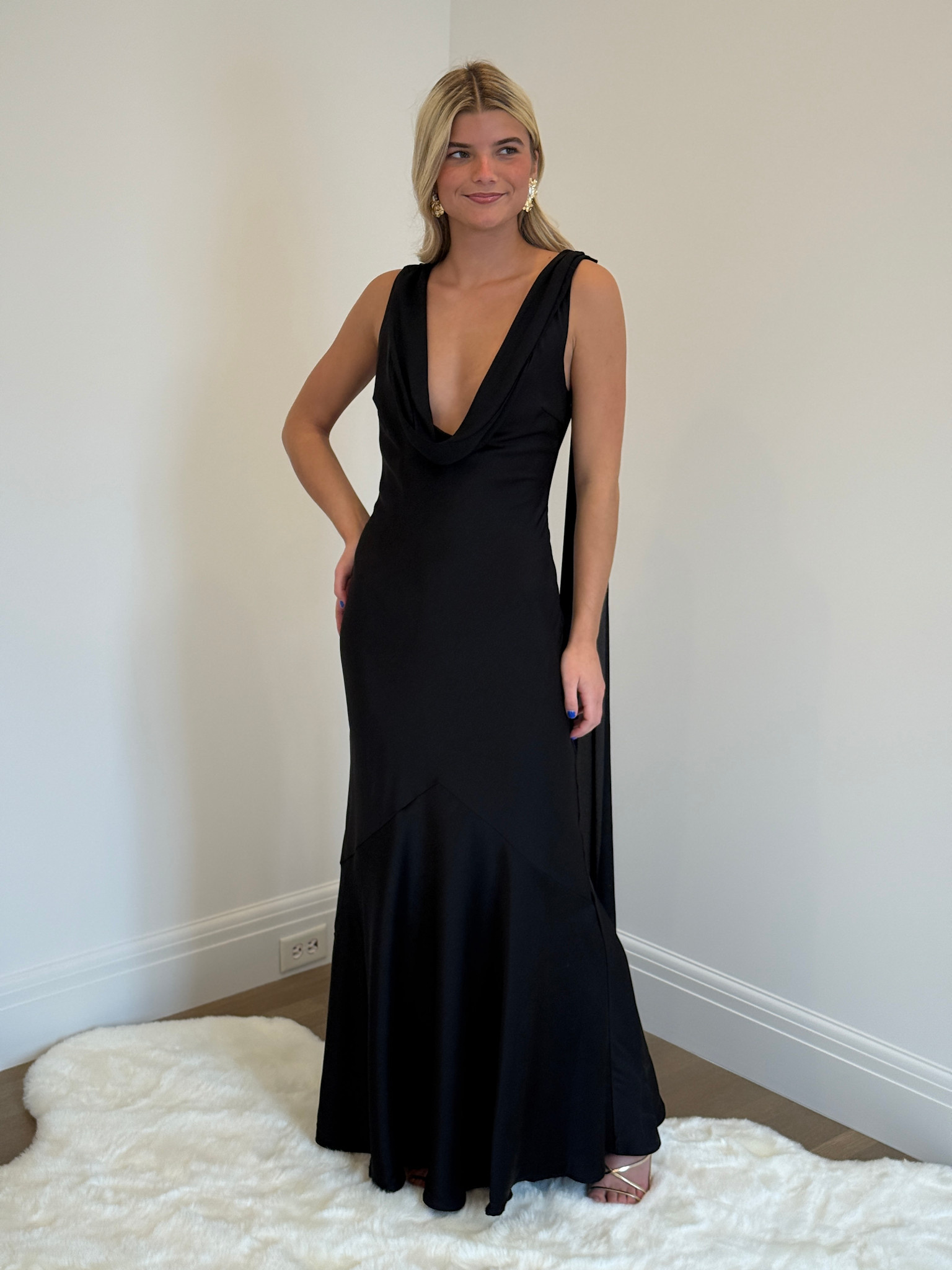 Gabriella Cowl Maxi Dress