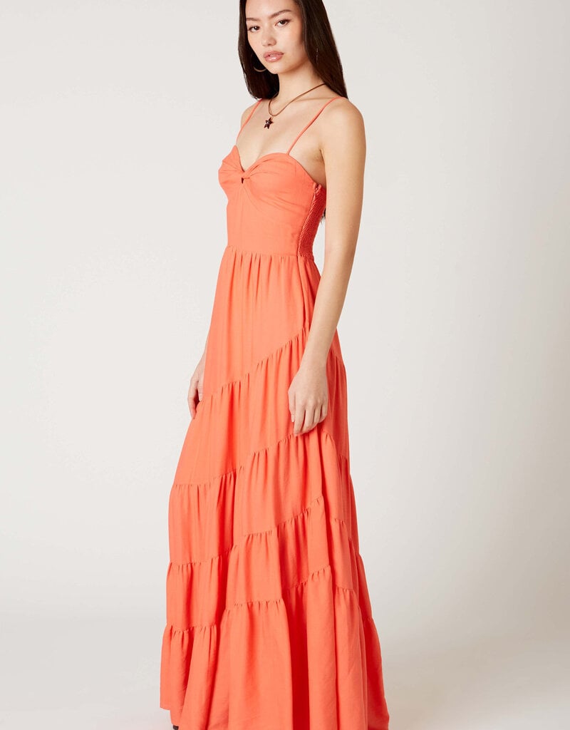 Cami Strap Tiered Maxi Dress