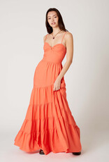 Cami Strap Tiered Maxi Dress