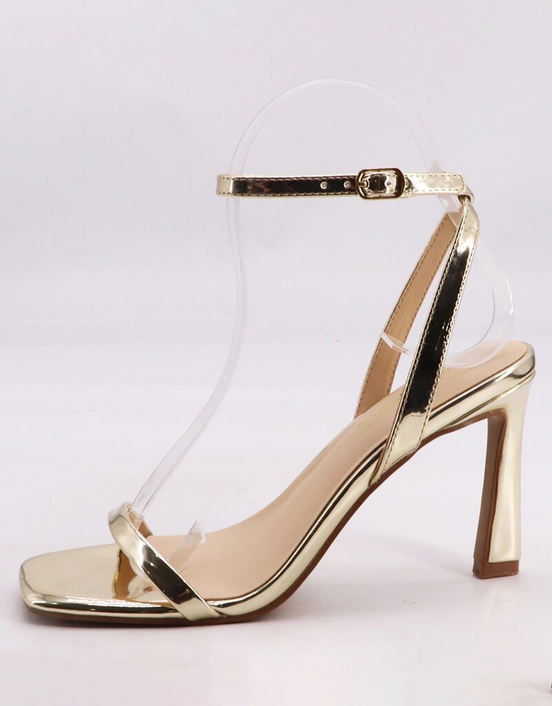 Open Toe Ankle Strap Heels