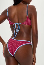 Frankies Bikinis Dove Polka Dot Bikini Bottom
