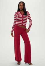 Frankies Bikinis Lenon Button Up Cloud Knit Sweater