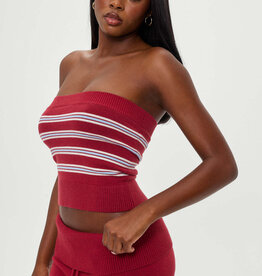 Frankies Bikinis Destiny Strapless Cloud Knit Top