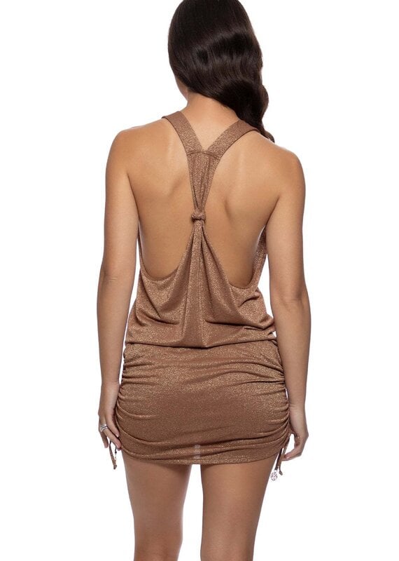 Luli Fama T Back Mini Dress Coverup