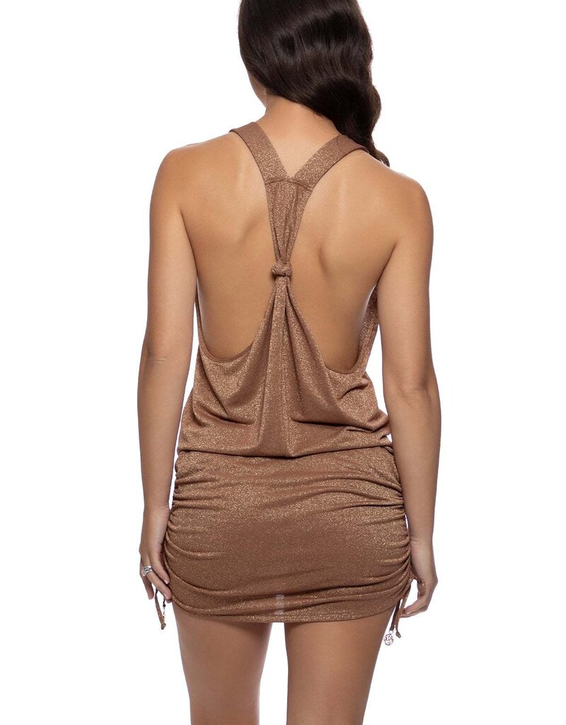 Luli Fama T Back Mini Dress Coverup